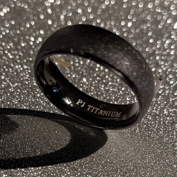 Titanium Black Men's Ring
